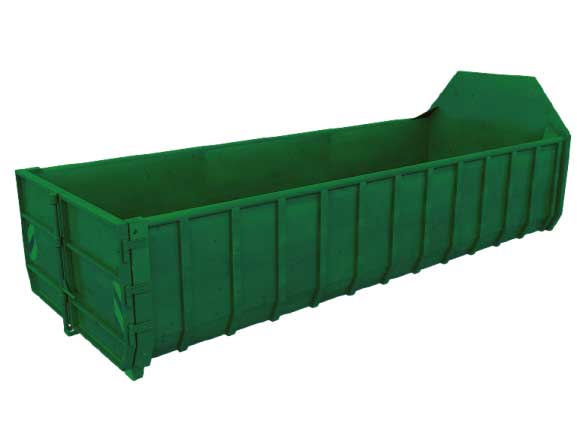 15 m³ container puin huren — vaste all-in prijs incl. btw en transport
