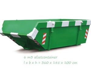 6m³ afvalcontainer
